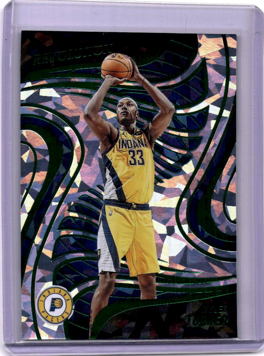 2022-23 Panini Revolution #45 Myles Turner Chinese New Year Emerald #/88