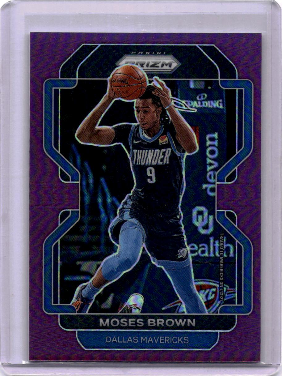 2021-22 Panini Prizm #173 Moses Brown Purple #/99