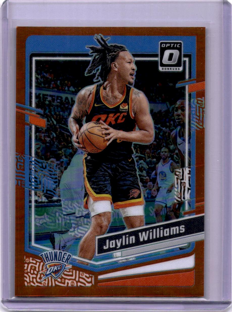 2023-24 Donruss Optic #150 Jaylin Williams Orange #/199