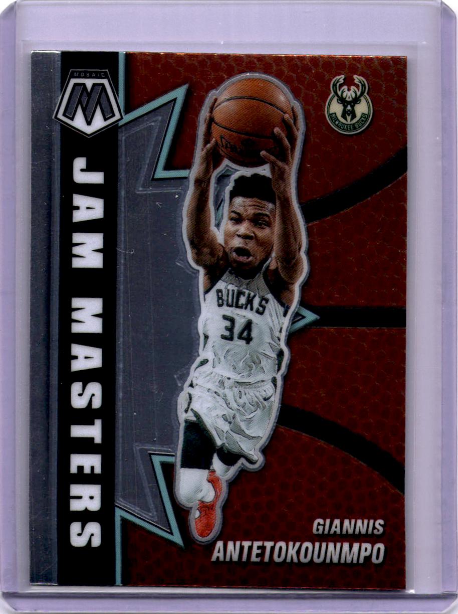 2020-21 Panini Mosaic #9 Giannis Antetokounmpo Jam Masters