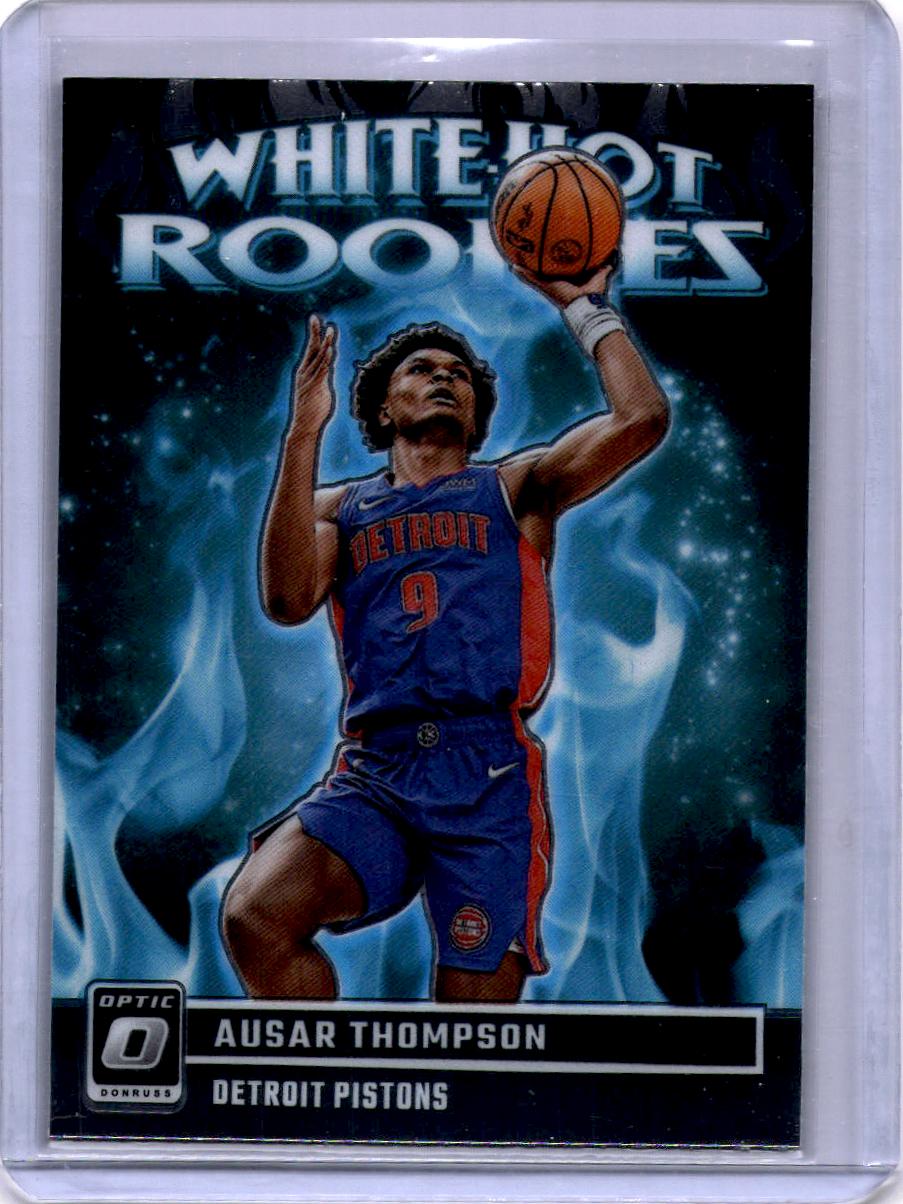 2023-24 Donruss Optic #11 Ausar Thompson White Hot Rookies Holo