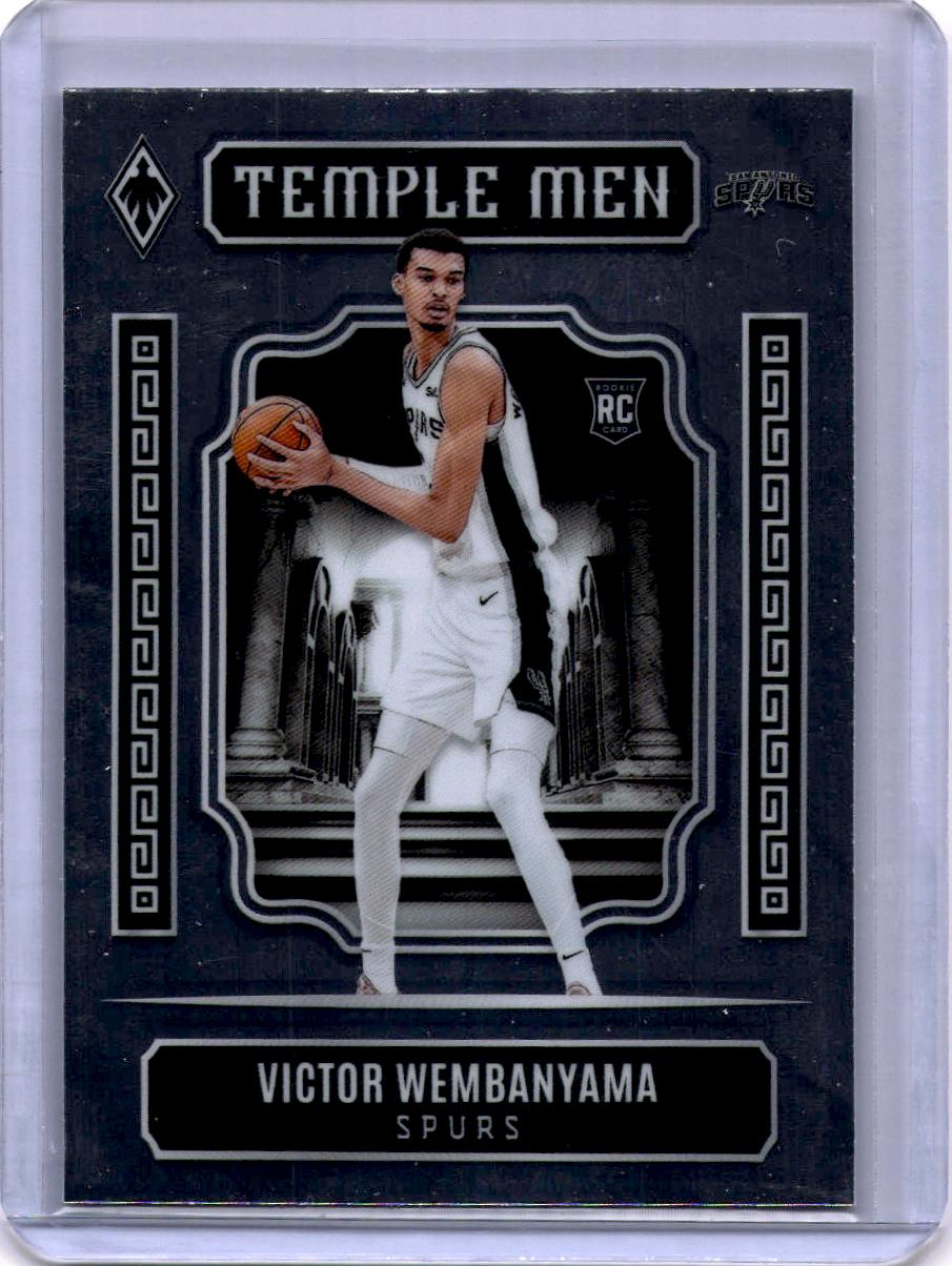 2023-24 Panini Phoenix #7 Victor Wembanyama Temple Men