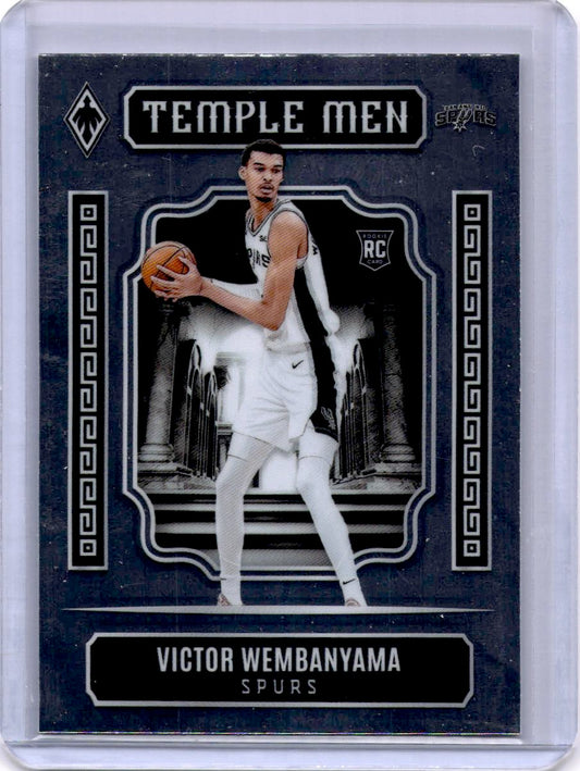 2023-24 Panini Phoenix #7 Victor Wembanyama Temple Men