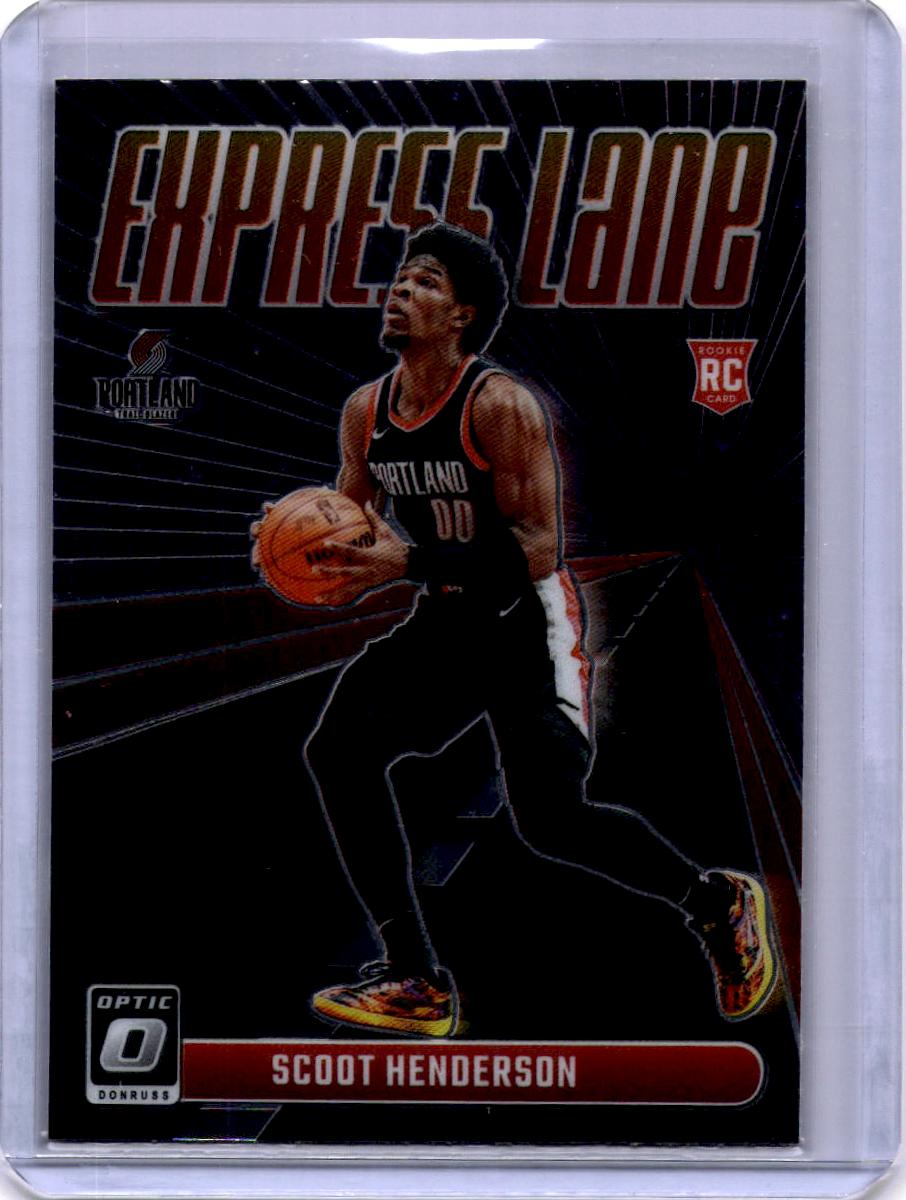 2023-24 Donruss Optic #14 Scoot Henderson Express Lane
