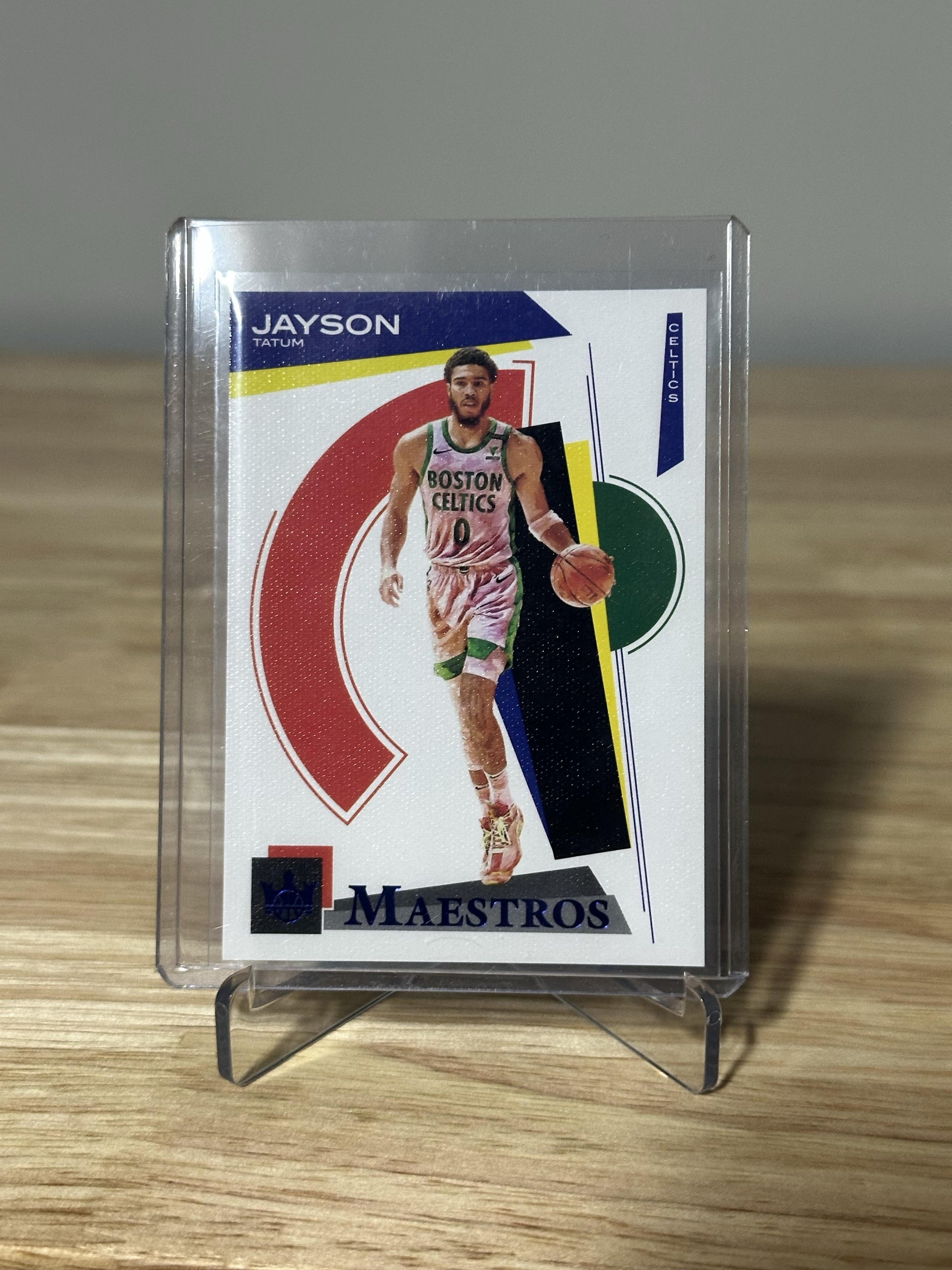2020-21 Panini Court Kings #25 Jayson Tatum Maestros Sapphire #/25