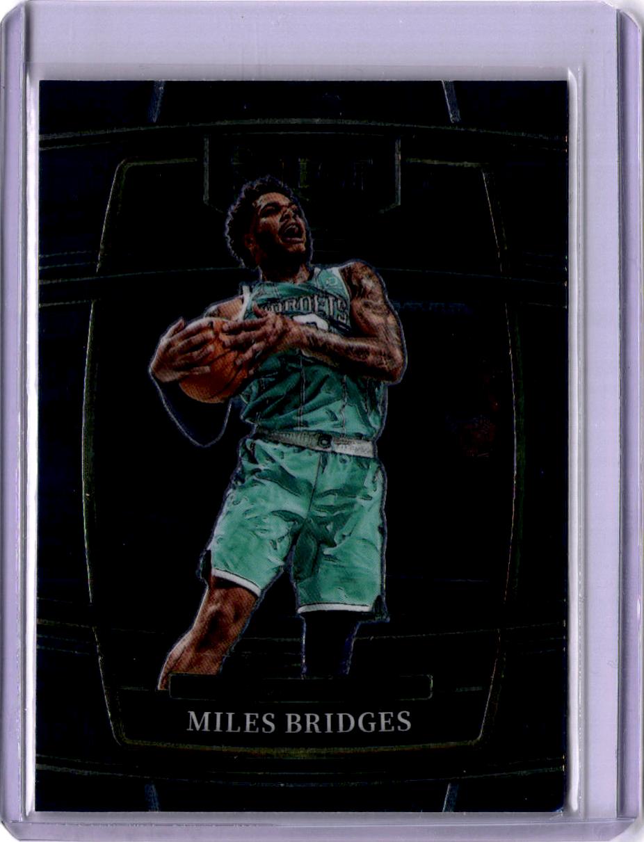2021-22 Panini Select #42 Miles Bridges Blue Prizms