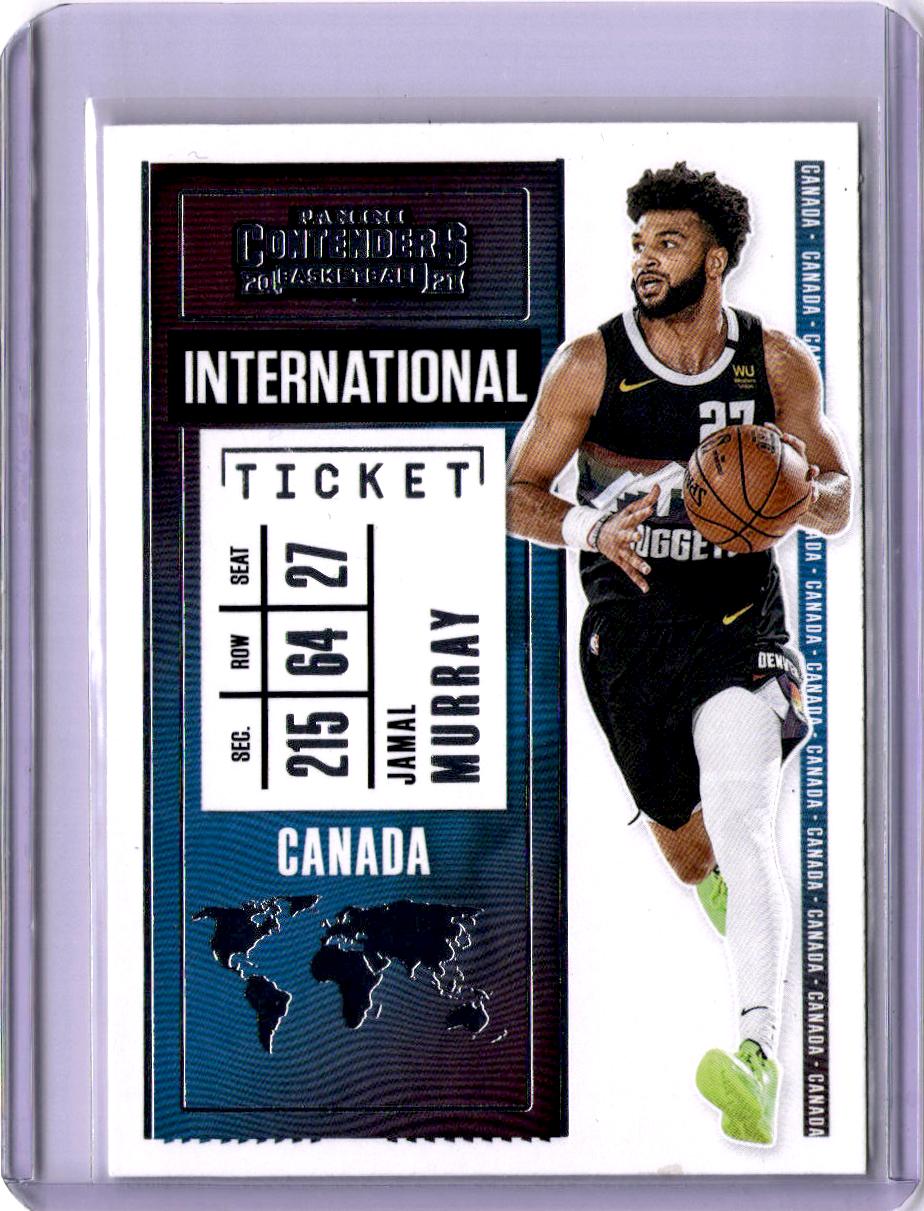 2020-21 Panini Contenders #12 Jamal Murray International Ticket