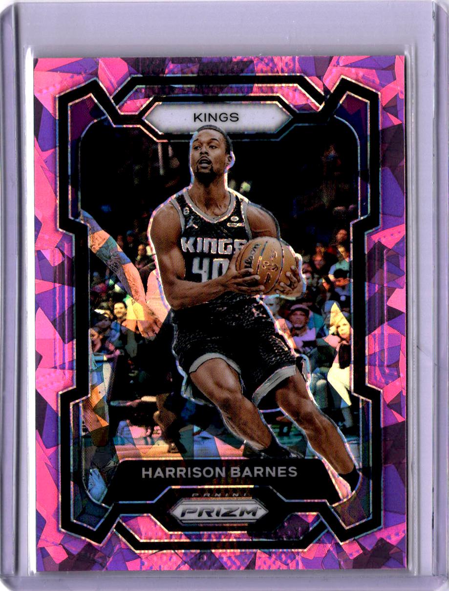 2023-24 Panini Prizm #221 Harrison Barnes Prizms Pink Ice