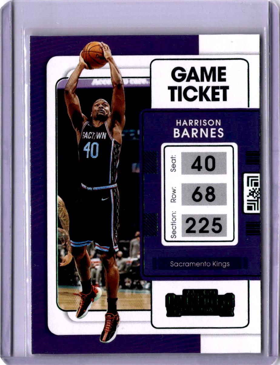 2021-22 Panini Contenders #79 Harrison Barnes