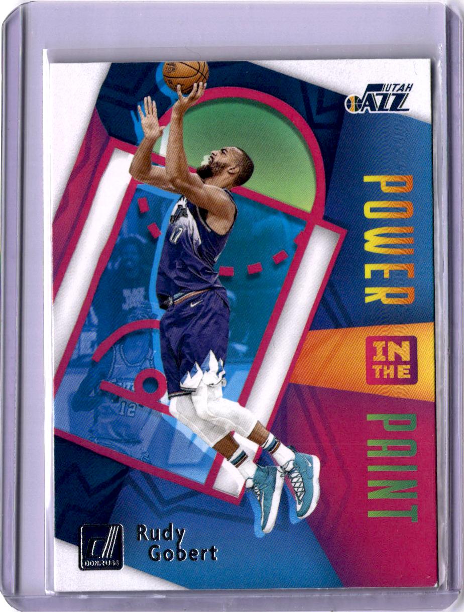 2020-21 Donruss #1 Rudy Gobert Power in the Paint