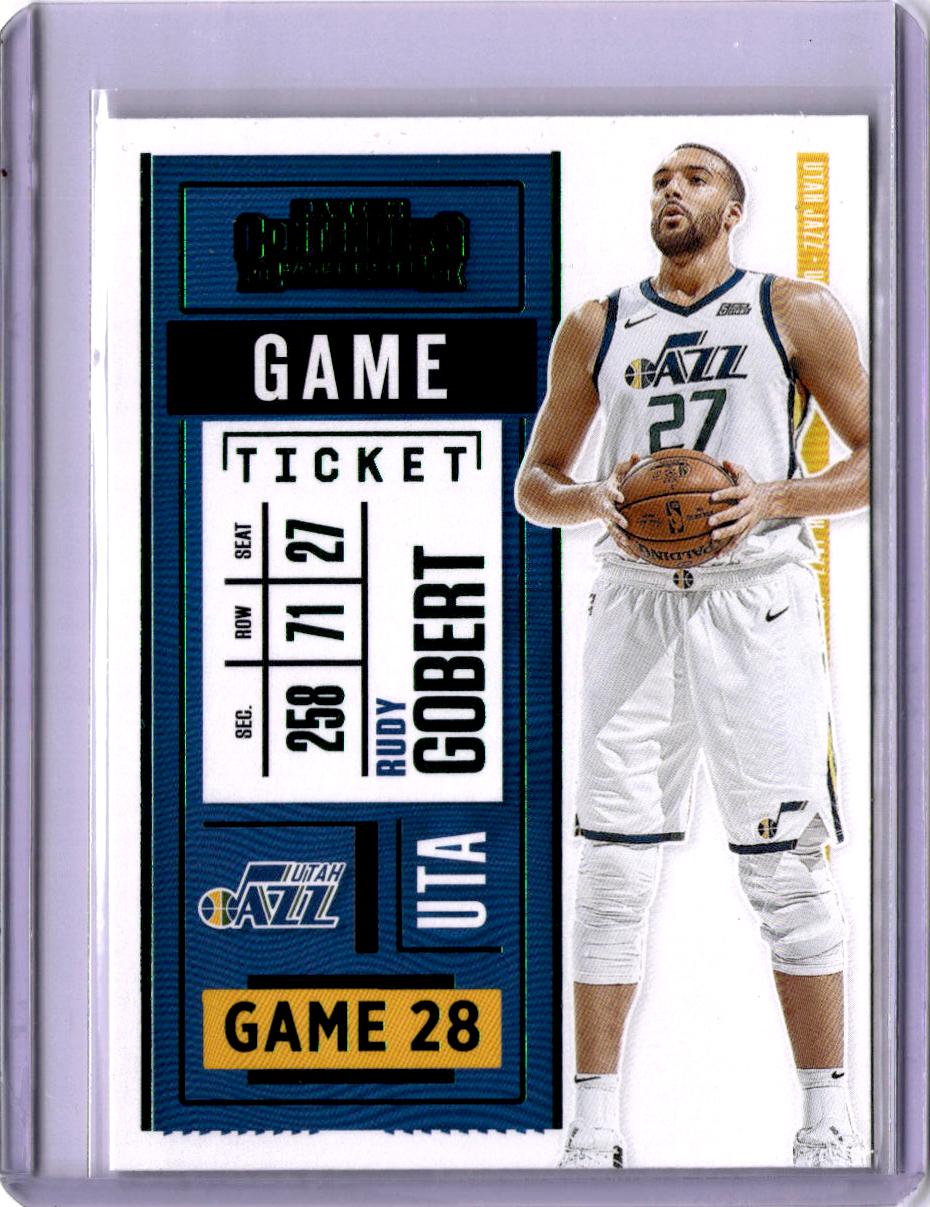 2020-21 Panini Contenders #61 Rudy Gobert