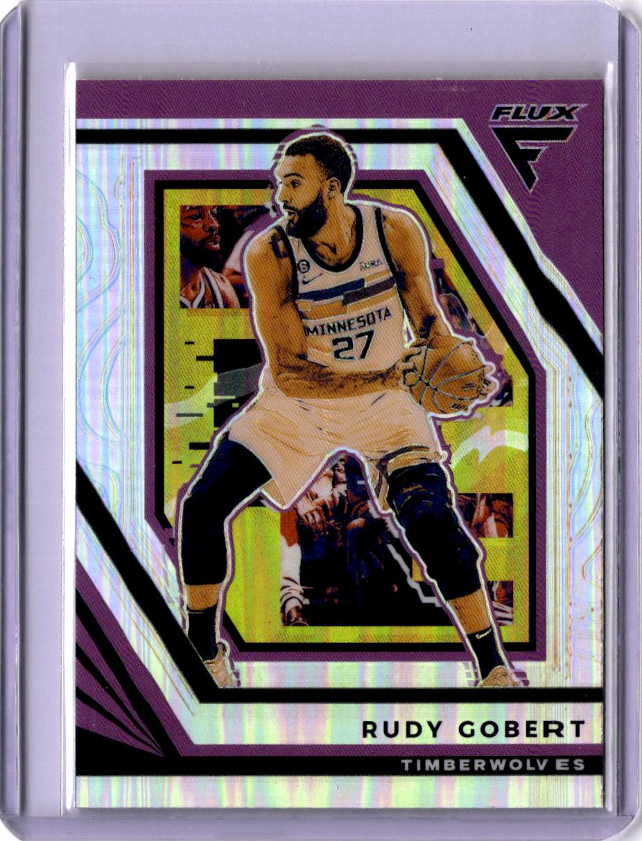 2022-23 Panini Flux #83 Rudy Gobert Silver