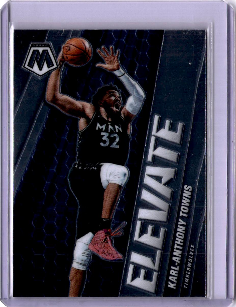 2020-21 Panini Mosaic #15 Karl-Anthony Towns Elevate