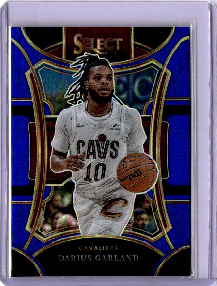 2023-24 Panini Select #351 Darius Garland Blue Prizms