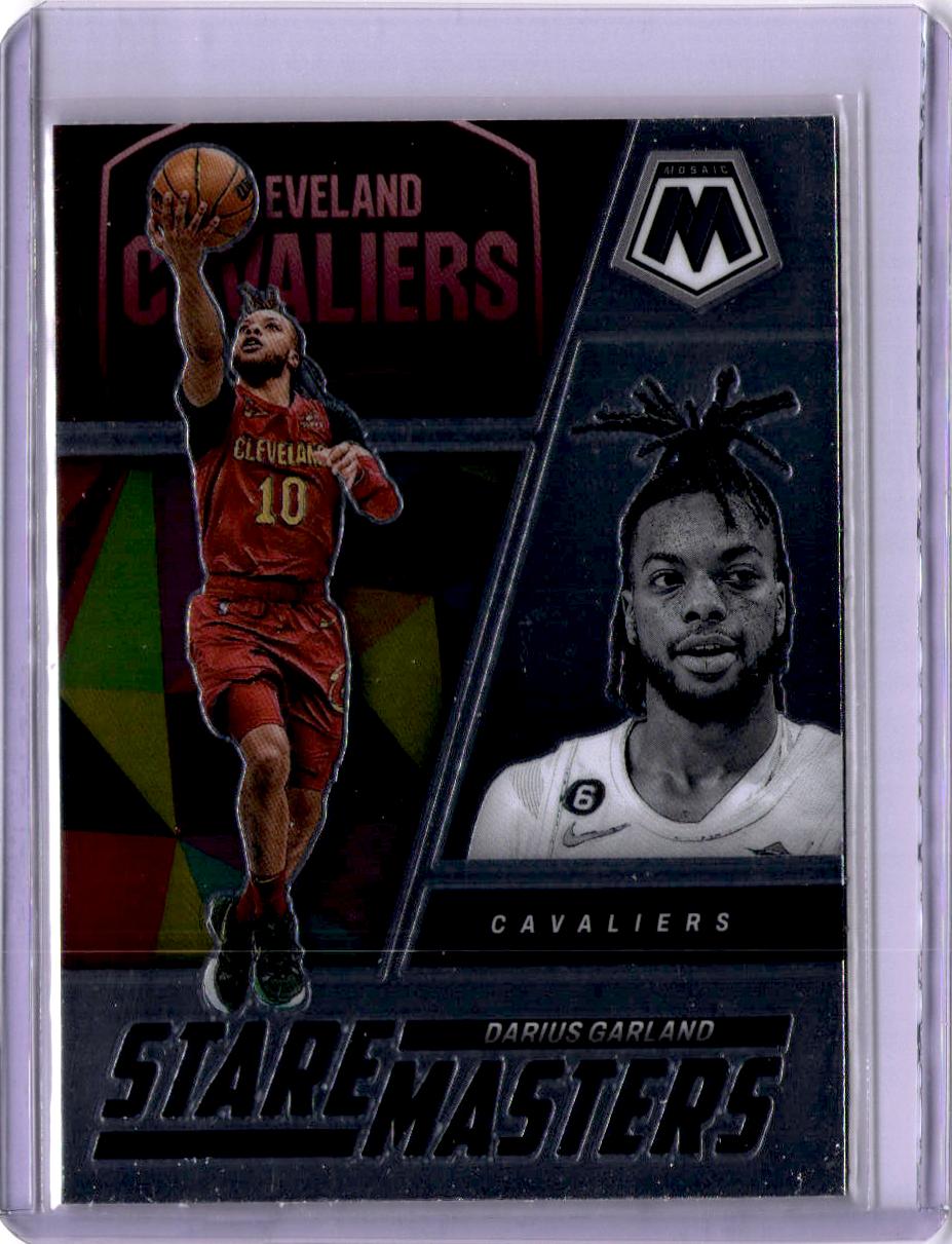 2022-23 Panini Mosaic #8 Darius Garland Stare Masters