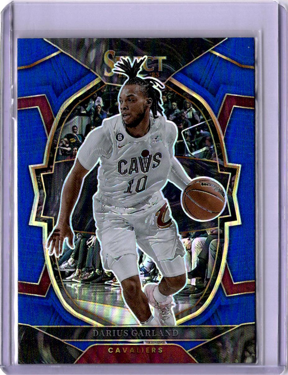2022-23 Panini Select #6 Darius Garland Blue Prizms