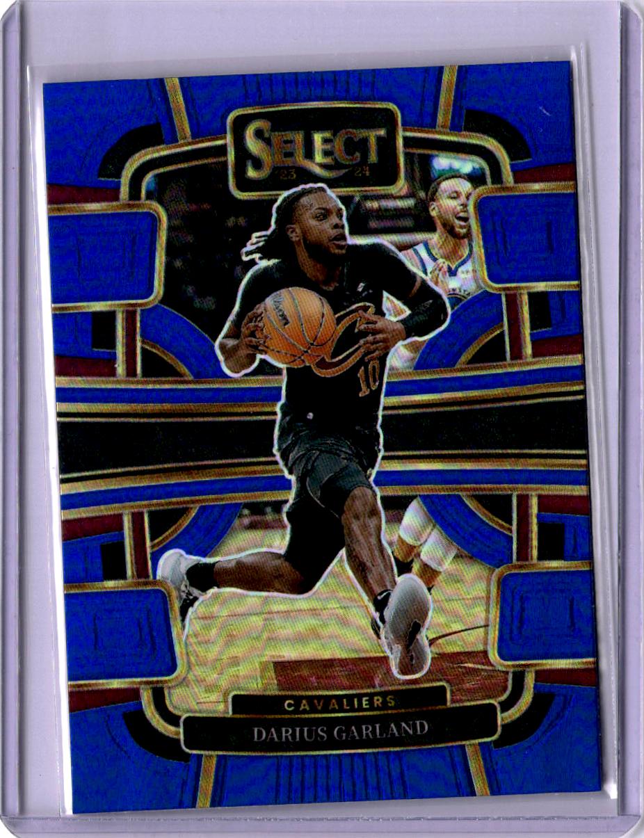 2023-24 Panini Select #50 Darius Garland Blue Prizms