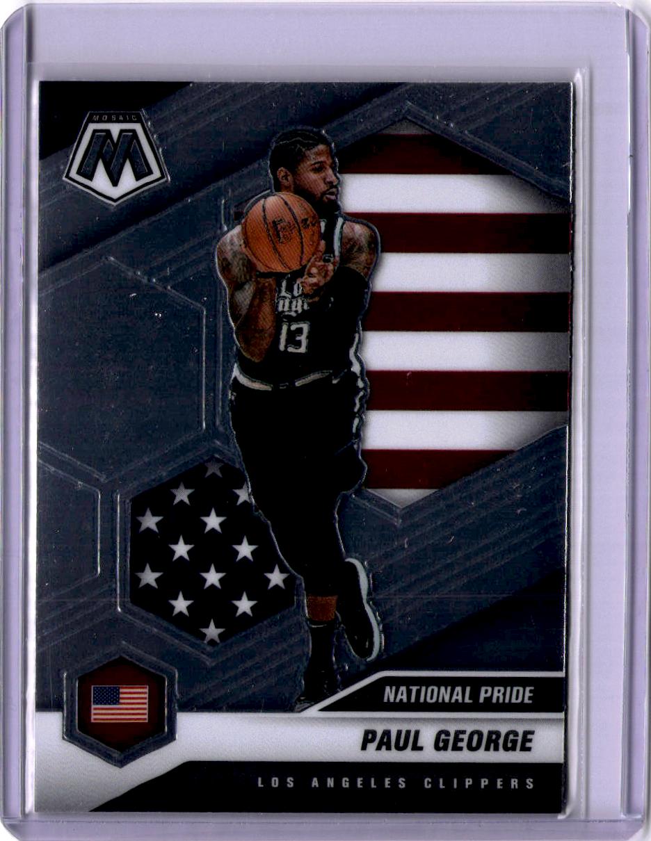 2020-21 Panini Mosaic #255 Paul George