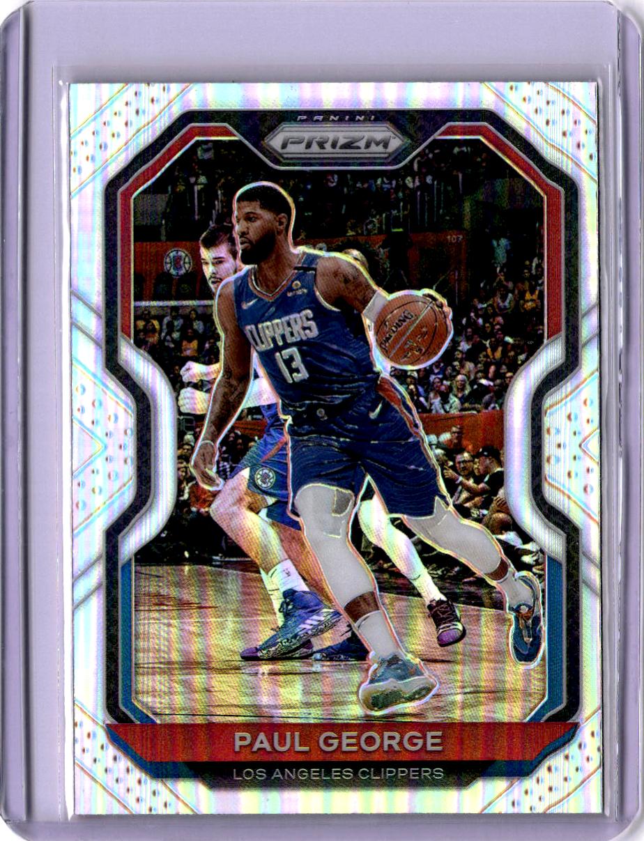 2020-21 Panini Prizm #14 Paul George Silver Prizms
