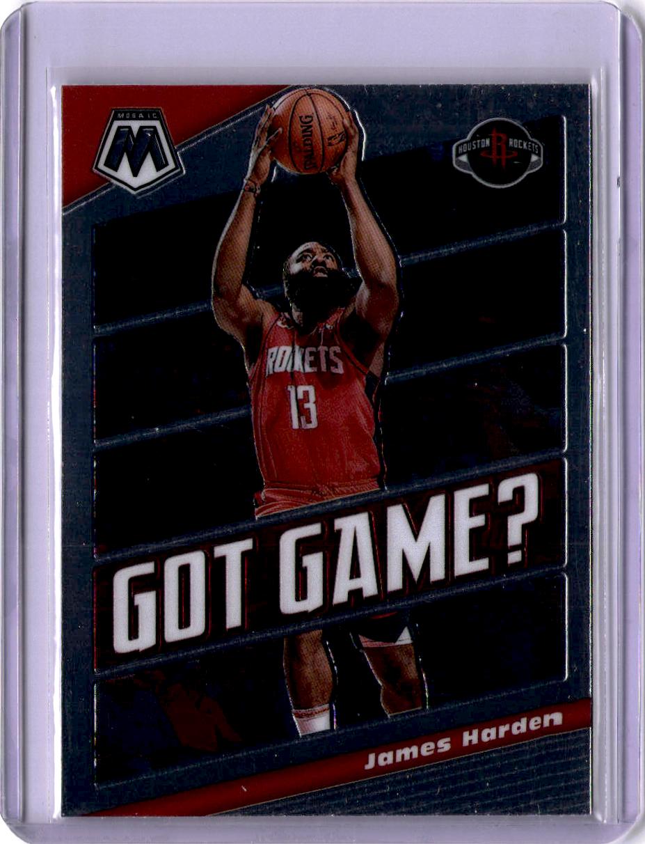 2019-20 Panini Mosaic #23 James Harden Got Game?