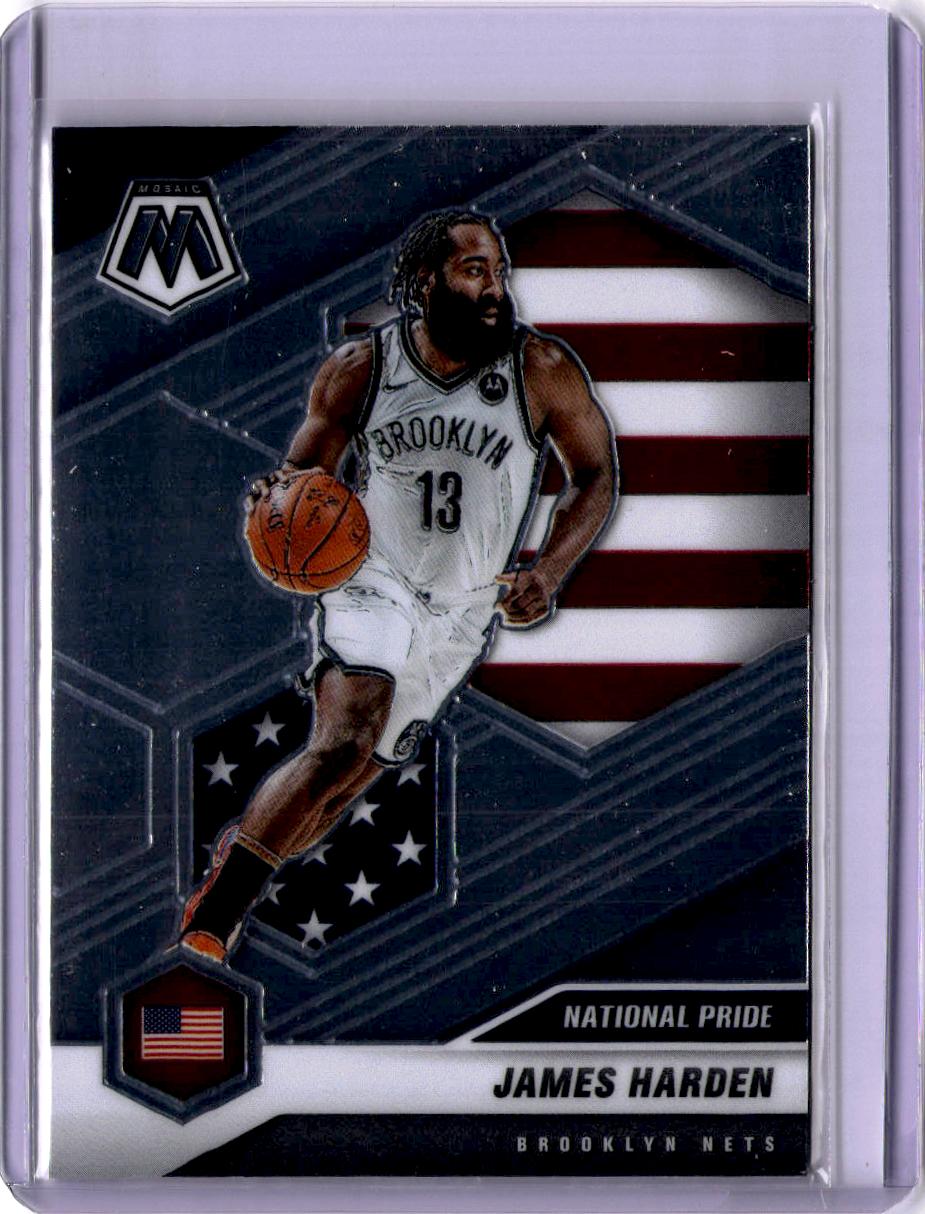 2020-21 Panini Mosaic #256 James Harden