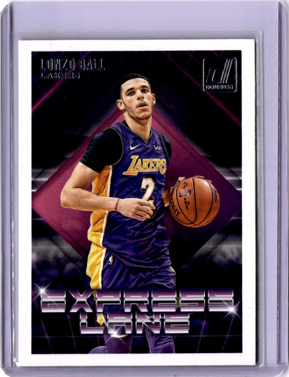 2018-19 Donruss #7 Lonzo Ball Express Lane