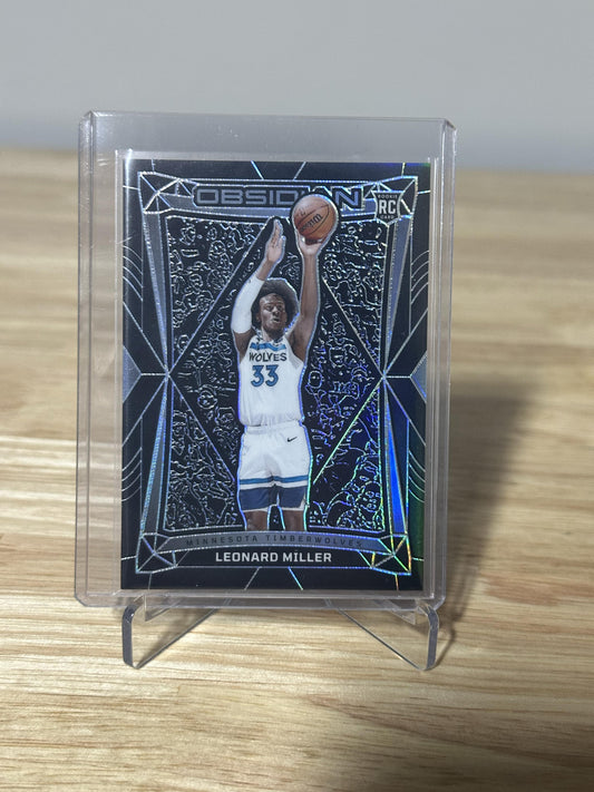 2023-24 Panini Obsidian #154 Leonard Miller