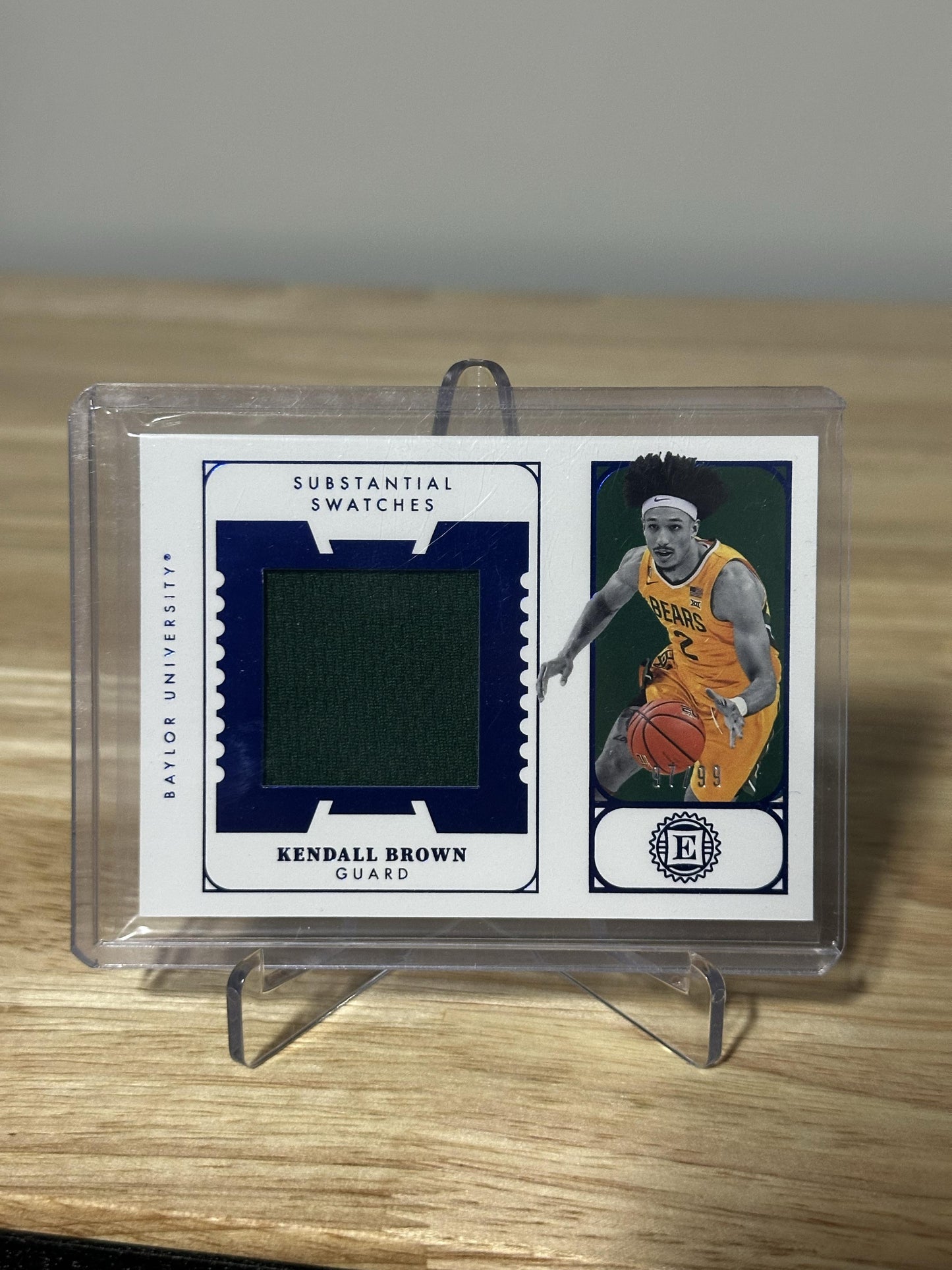 2022 Panini Chronicles Draft Picks Kendall Brown Rookie Swatches