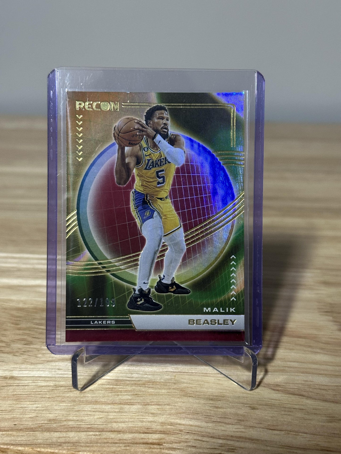 2022-23 Panini Recon #176 Malik Beasley Holo Red #/199
