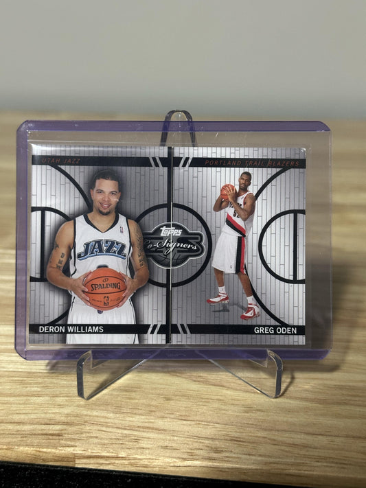 2008-09 Topps Co-Signers #CF-12b Greg Oden Signers and CF32 Dron Williams /899