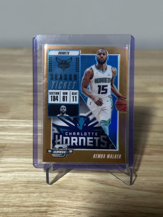 2018-19 Panini Contenders Optic #78 Kemba Walker Orange #/49