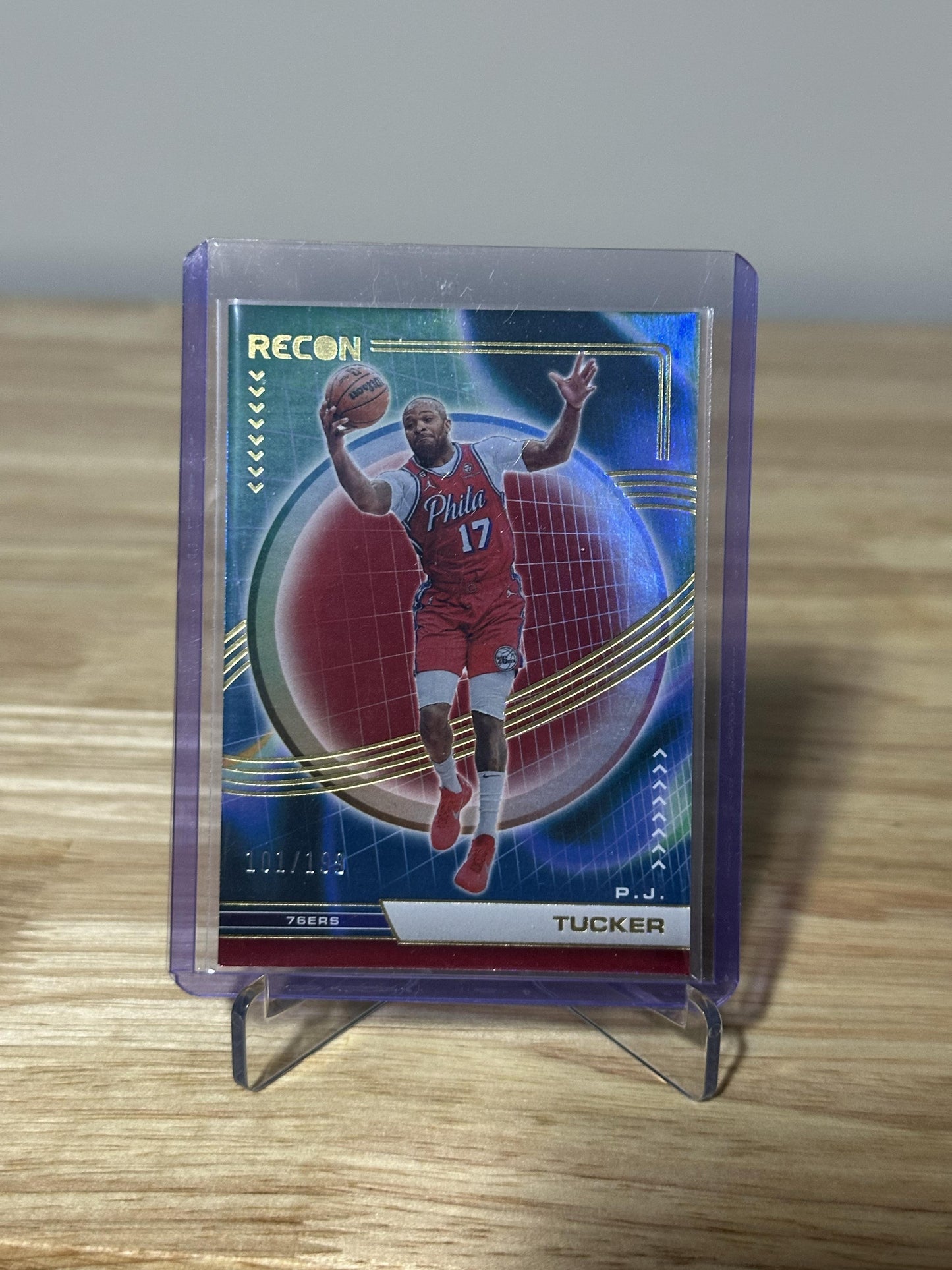 2022-23 Panini Recon #81 P.J. Tucker Holo Red #/199