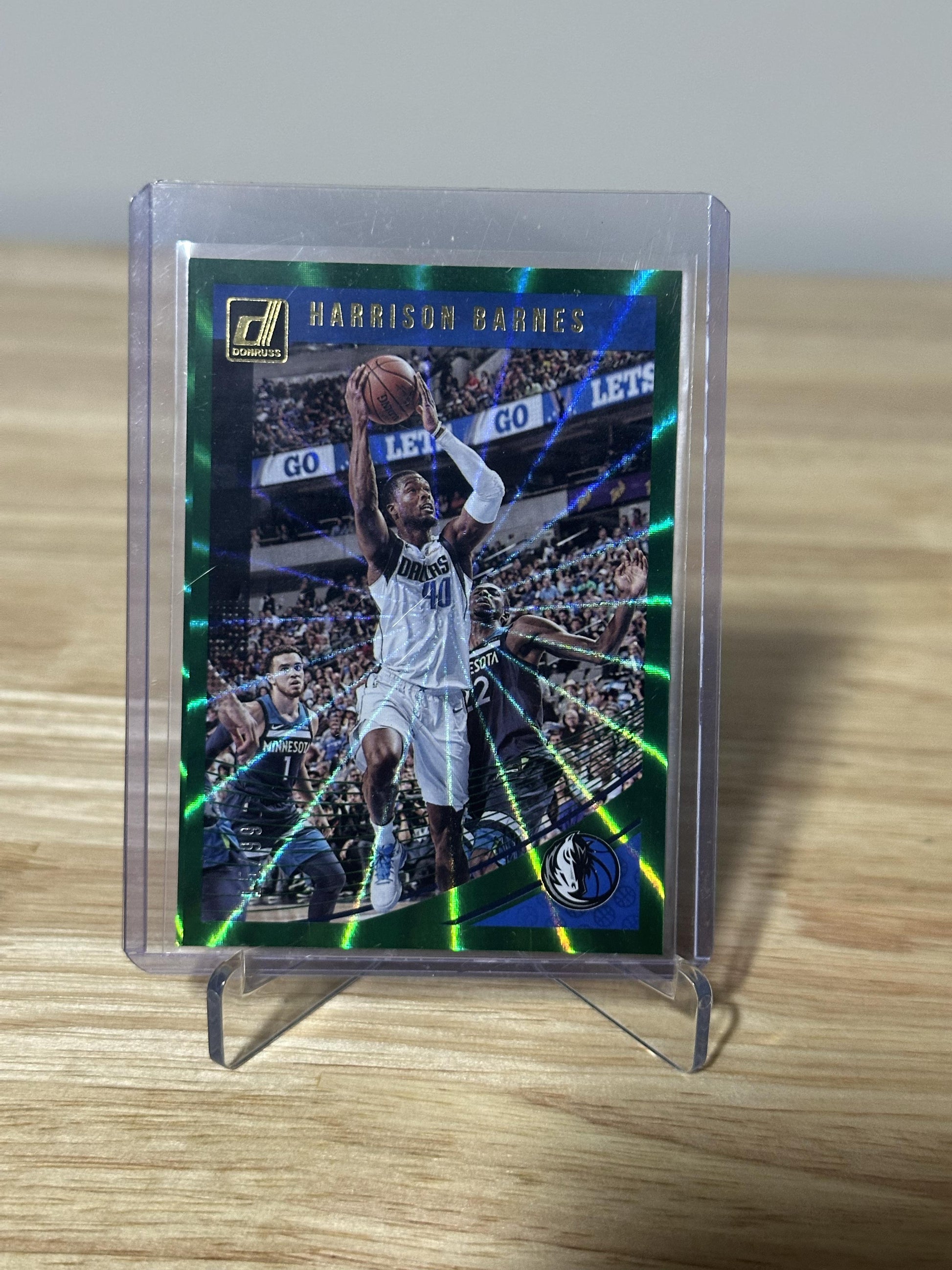 2018-19 Donruss #30 Harrison Barnes Holo Green Laser #/99