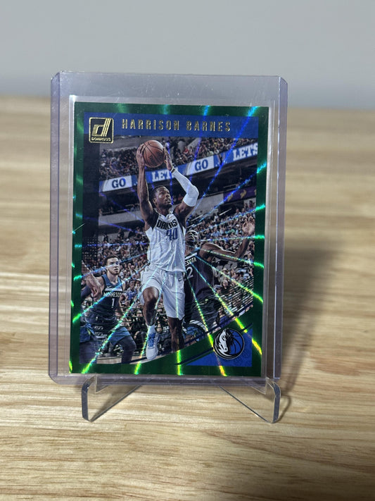 2018-19 Donruss #30 Harrison Barnes Holo Green Laser #/99