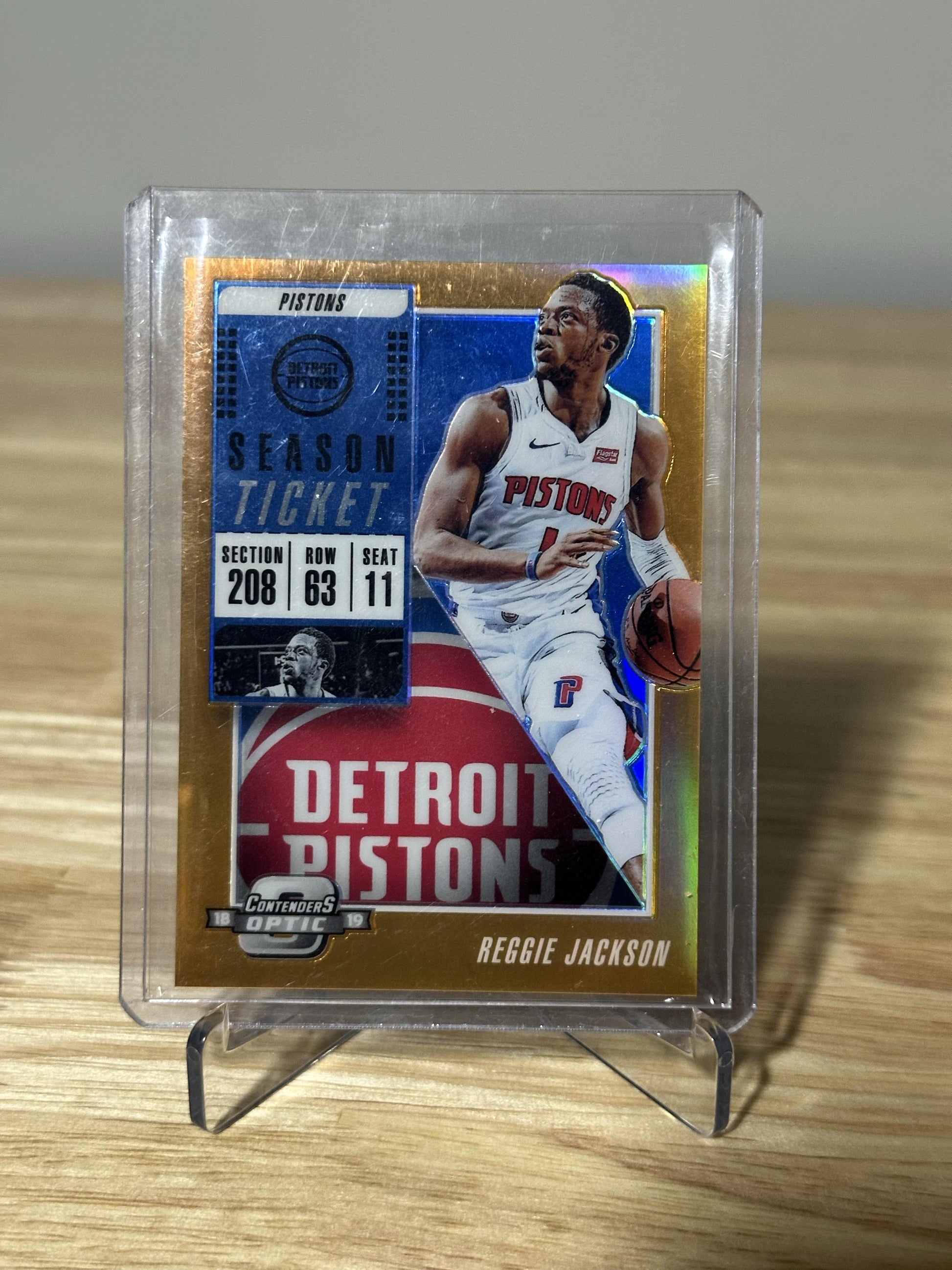 2018-19 Panini Contenders Optic #24 Reggie Jackson Orange #/49