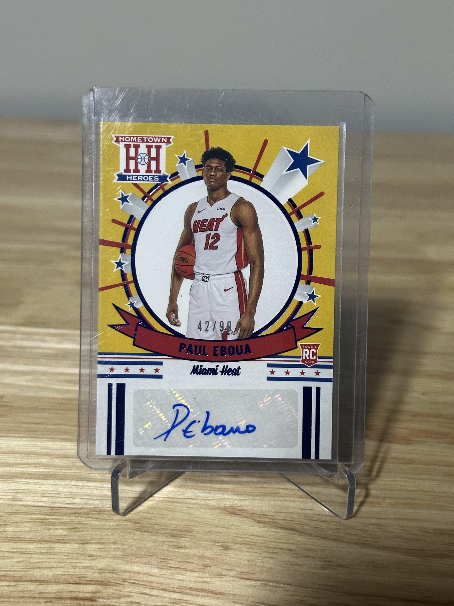 2020-21 Panini Chronicles Paul Eboua HH Rookie Autographs Blue #/99