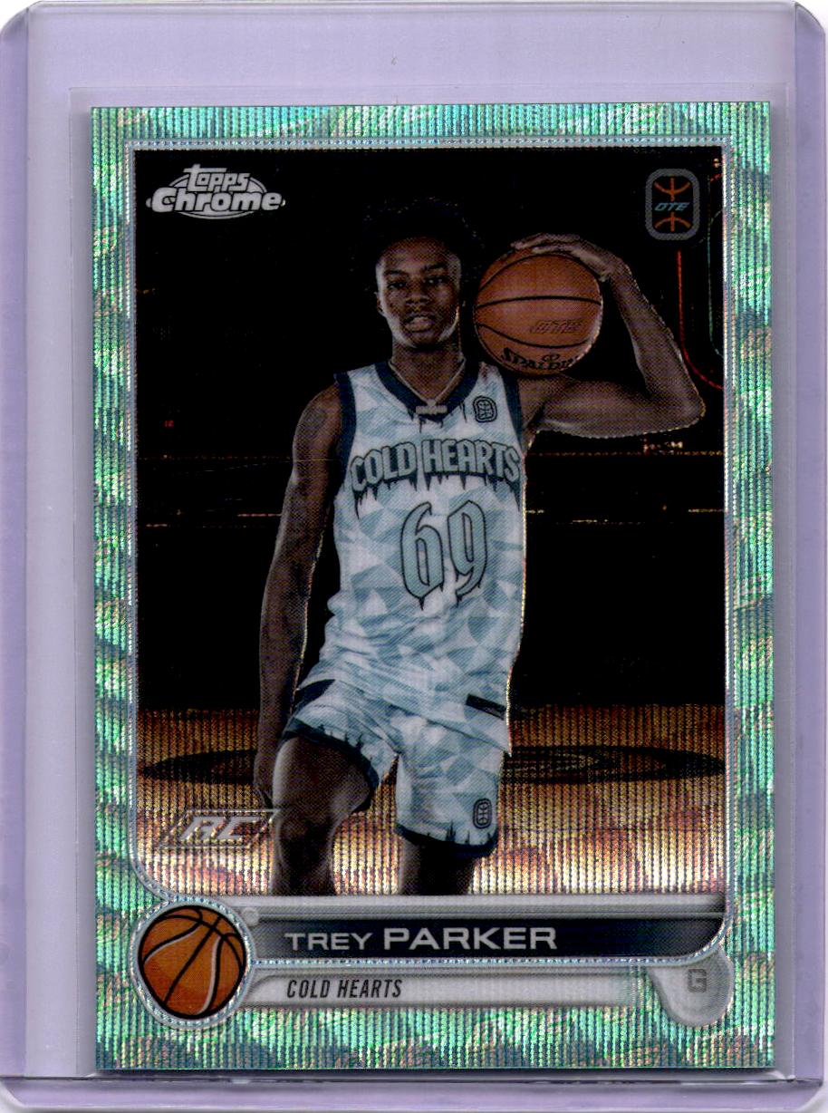 2022-23 Topps Chrome Overtime Elite #10 Trey Parker Aqua #/199