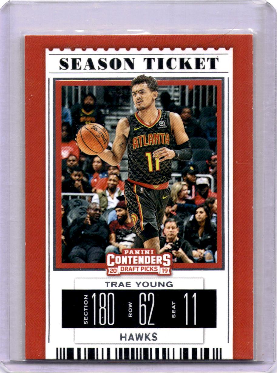 2019 Panini Contenders Draft Picks #49 Trae Young
