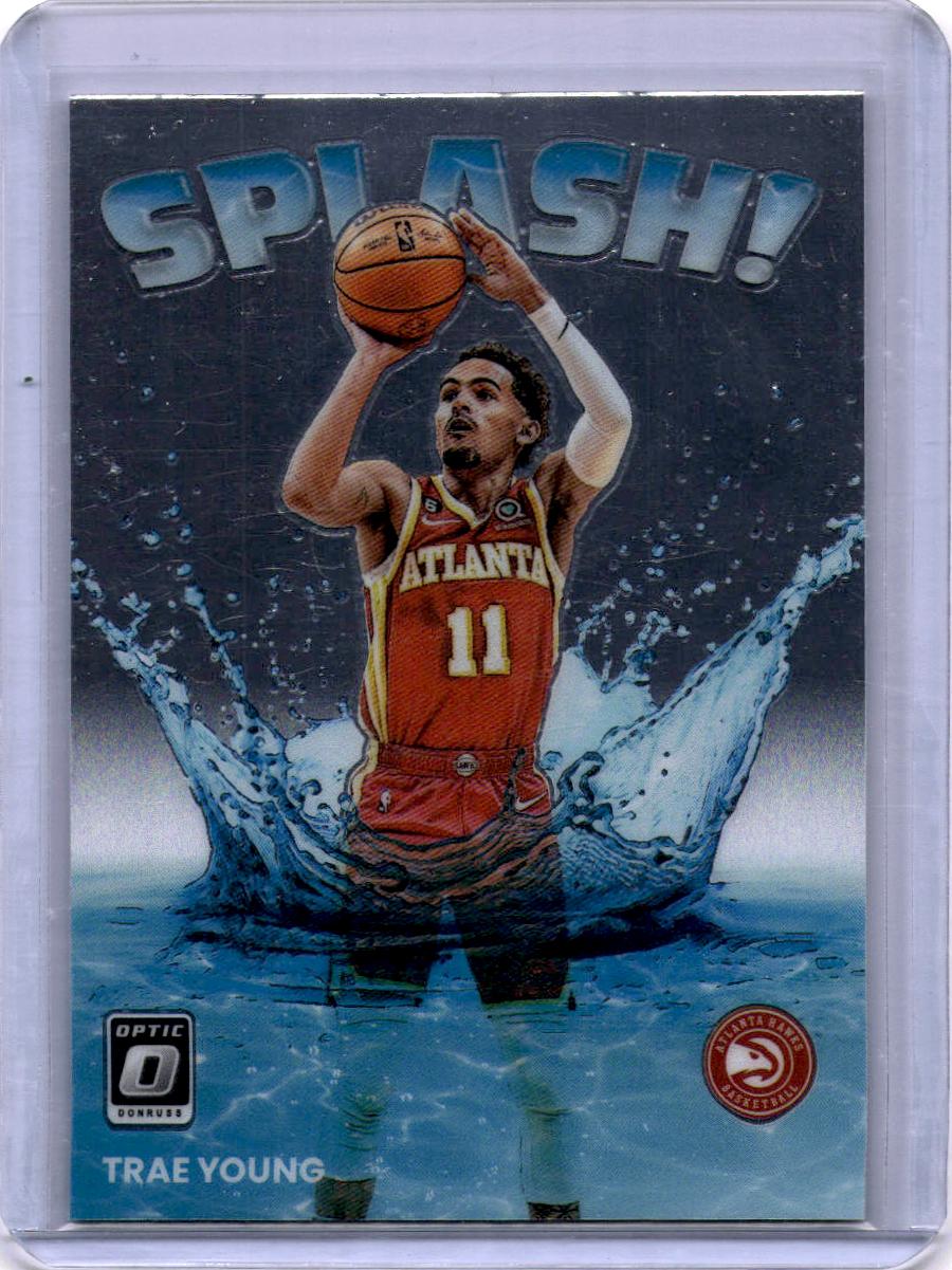2022-23 Donruss Optic #9 Trae Young Splash!