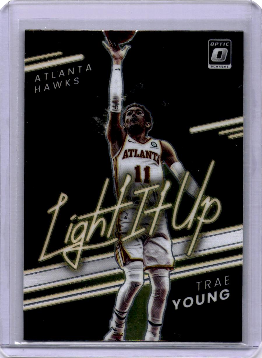 2021-22 Donruss Optic #3 Trae Young Light It Up
