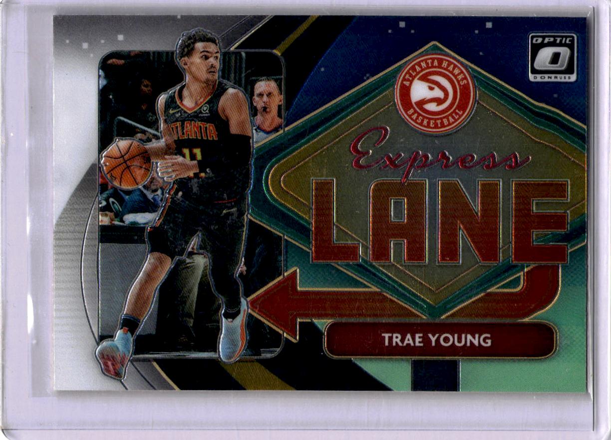 2020-21 Donruss Optic #11 Trae Young Express Lane