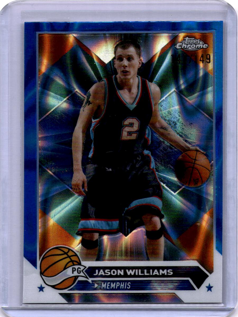 2023-24 Topps Chrome #89 Jason Williams Blue Lava Refractors #/149