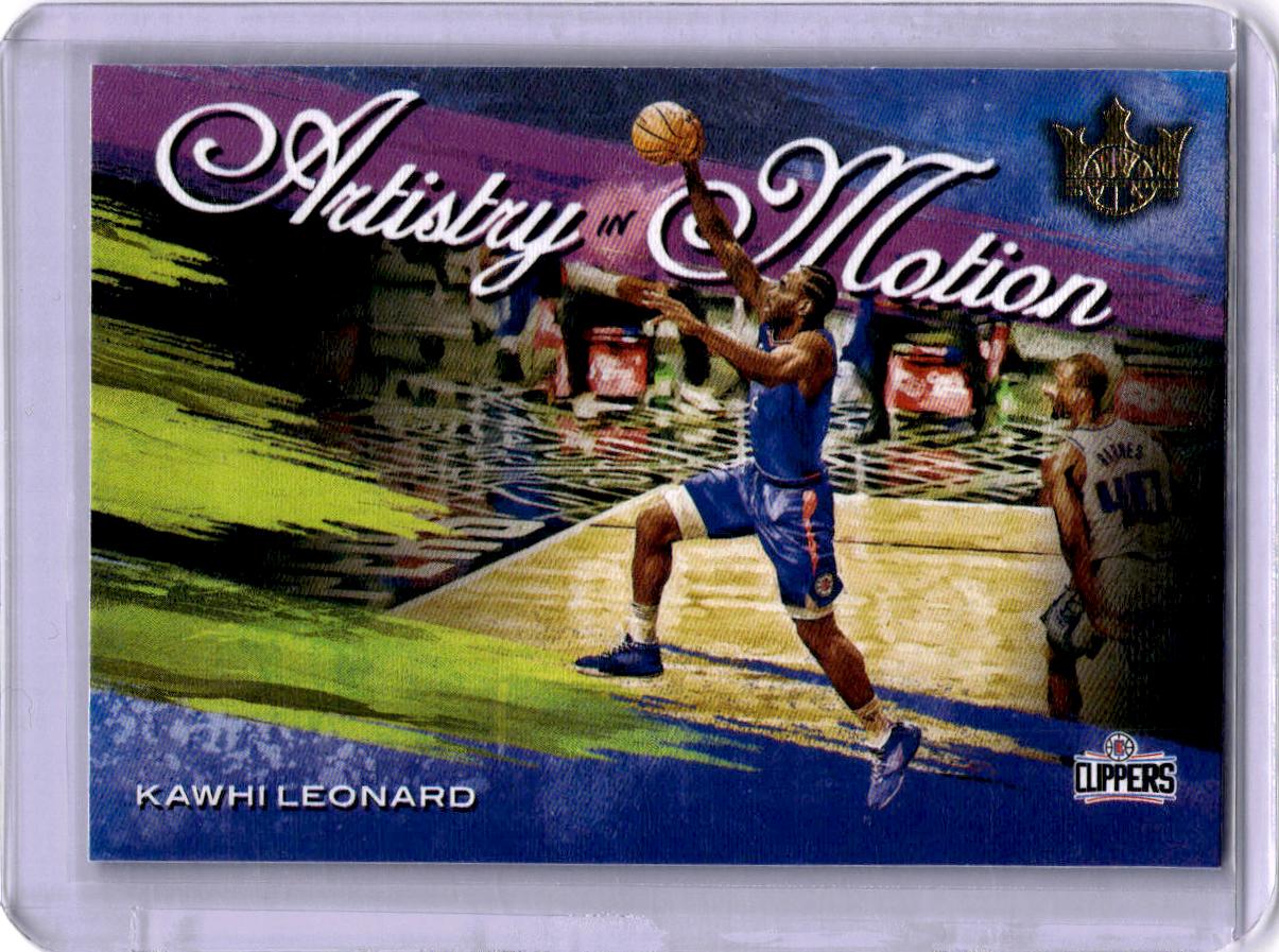 2020-21 Panini Court Kings #3 Kawhi Leonard Artistry in Motion