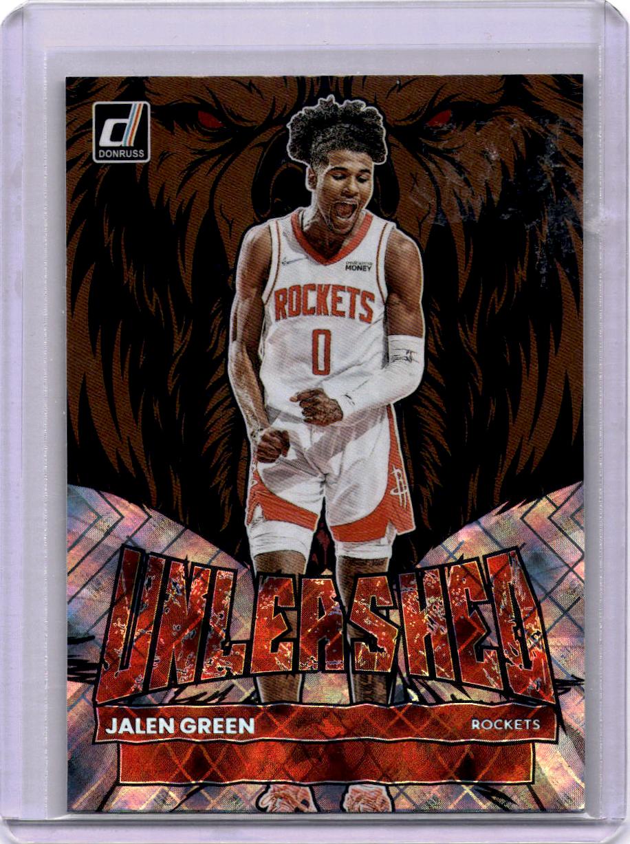 2022-23 Donruss #14 Jalen Green Unleashed Diamond