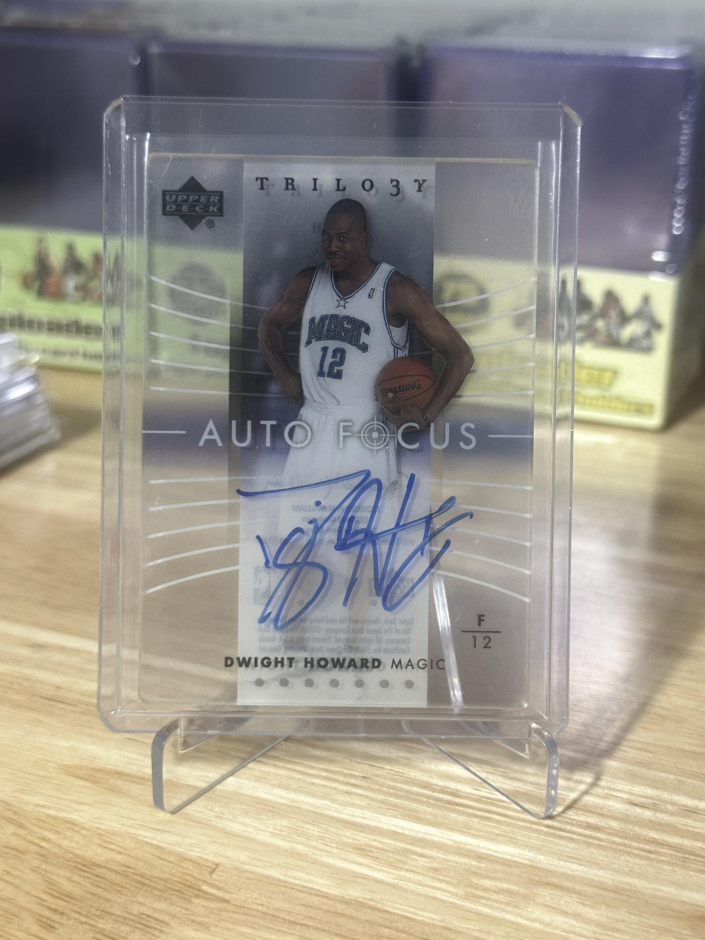 2005-06 Upper Deck Trilogy #AF-DH Dwight Howard Auto Focus