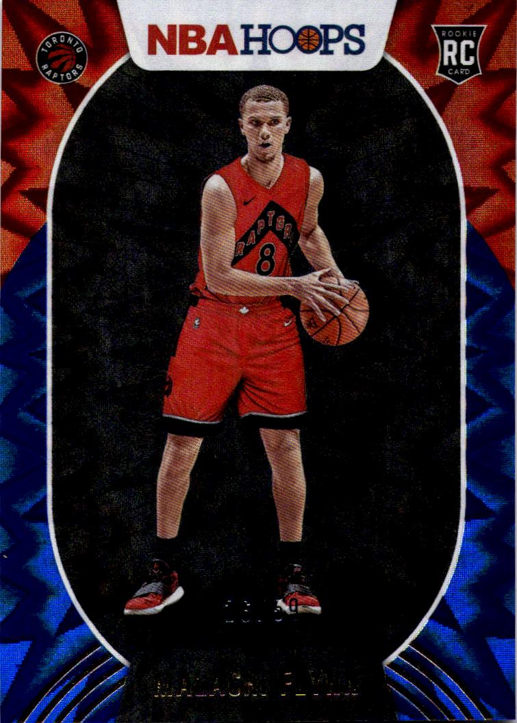 2020-21 Hoops #242 Malachi Flynn Blue Explosion #/59