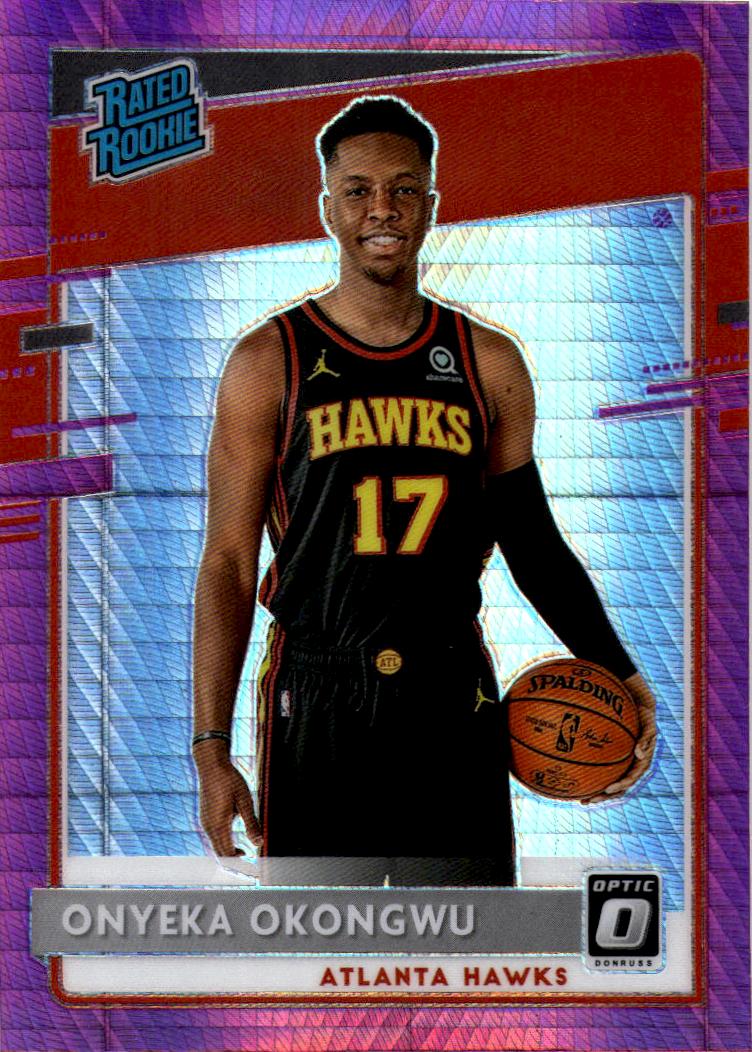 2020-21 Donruss Optic #156 Onyeka Okongwu Hyper Pink