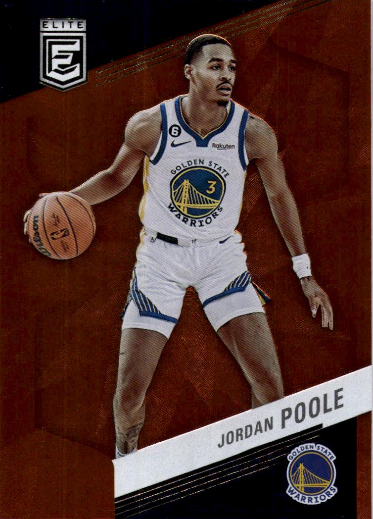 2022-23 Donruss Elite #85 Jordan Poole Orange