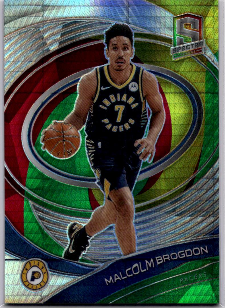 2020-21 Panini Spectra #95 Malcolm Brogdon Asia Red Yellow Green #/75