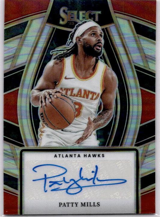 2023-24 Panini Select #SSS-MIL Patty Mills Signature Selections